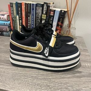 Size 7.5 Nike Vandal 2K Metallic Gold Extreme Platform